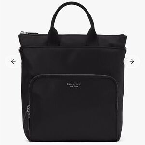 Kate Spade Sam Kysnl Black Backpack